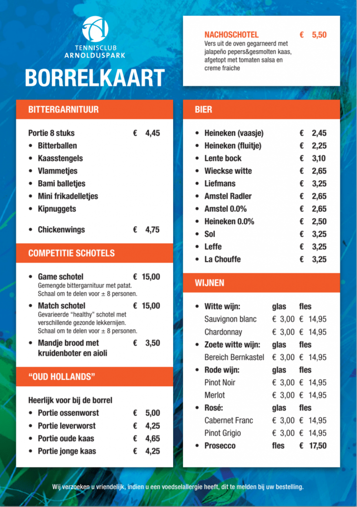 Borrelkaart